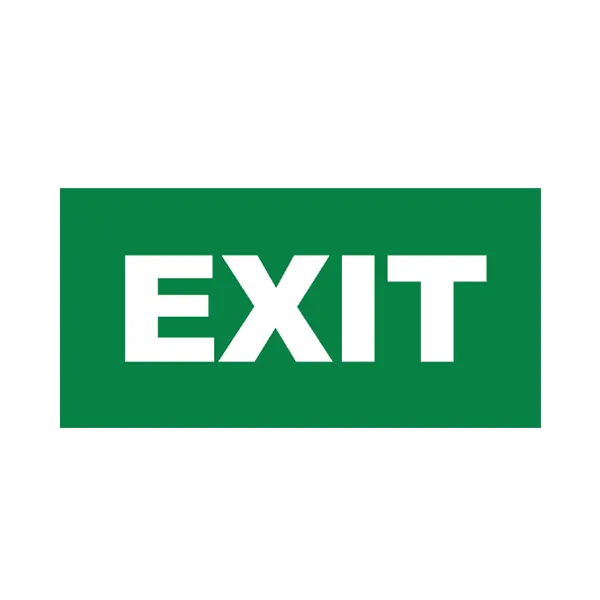 BRY-EXIT SING-EXIT -PVC-FOR BC14-011XX