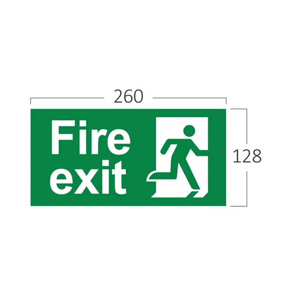 BRY-EXIT SING-FIRE EXIT-PVC