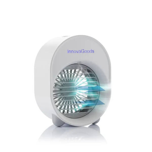 Mini Ultrasound Air Cooler-Humidifier with LED Koolizer InnovaGoods