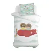 Pillowcase HappyFriday Happynois Learning to fly Multicolour 60 x 70 cm