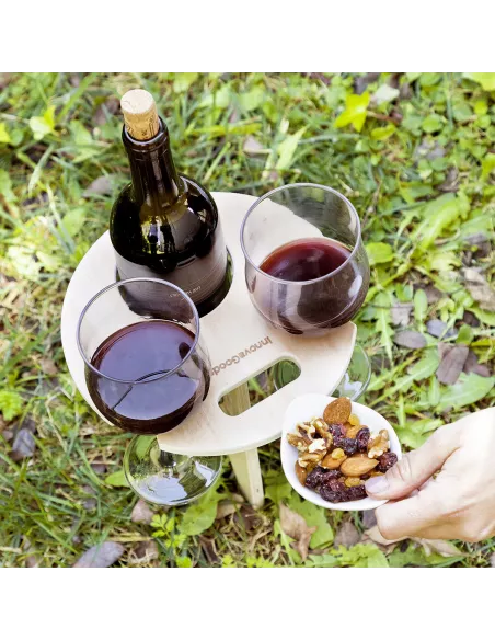 Folding and Portable Wine Table for Outdoors Winnek InnovaGoods