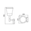 BRY-PARIS-WLA-1xE27-IP54-WALL LIGHT
