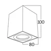 BRY-GAMA-8010-SQR-WHT-GU10-SPOTLIGHT