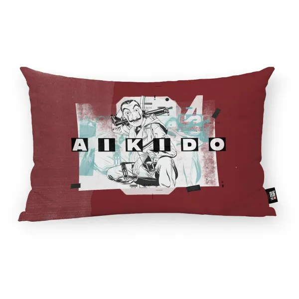 Чехол для подушки La casa de papel Aikido C Белый Разноцветный 30 x 50 cm