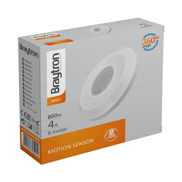 BRY-MS01-360-MAX 800W-IP20-MOTION SENSOR
