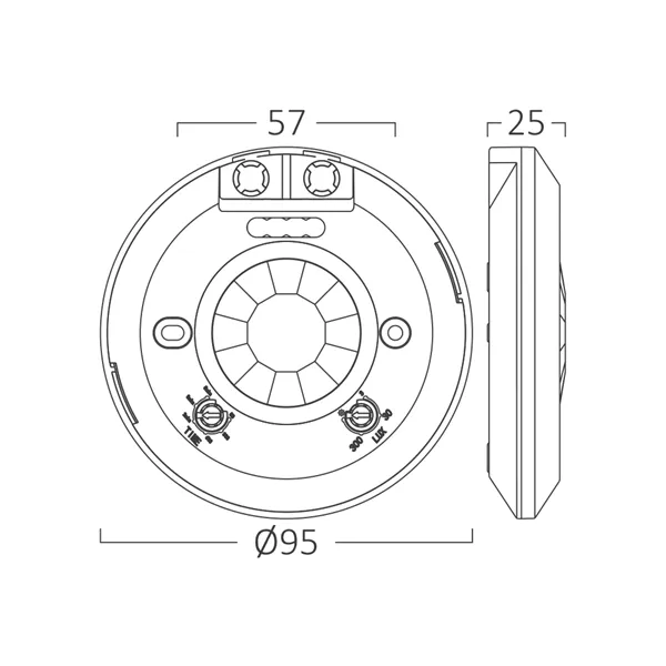 BRY-MS01-360-MAX 800W-IP20-MOTION SENSOR