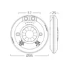 BRY-MS01-360-MAX 800W-IP20-MOTION SENSOR