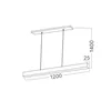 BRY-LINA-LN-2540-GLD-30W-3IN1-CEILING LIGHT