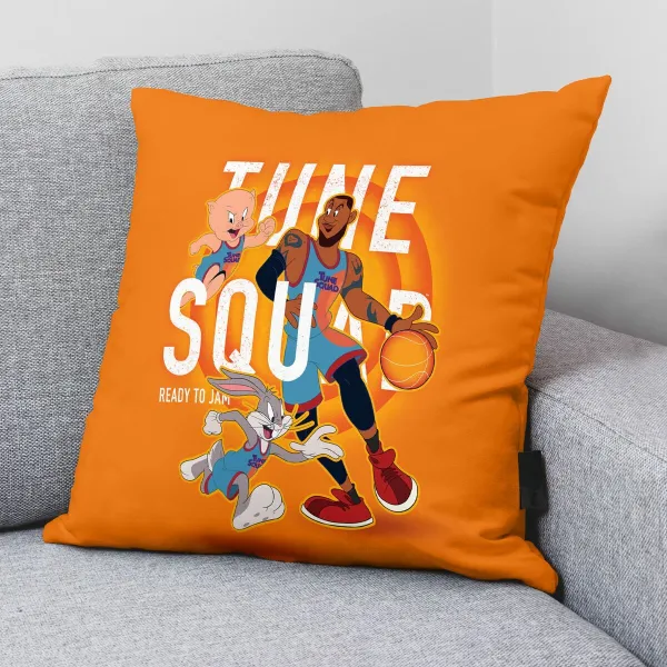 Чехол для подушки Looney Tunes Ready to Play A Разноцветный 45 x 45 cm