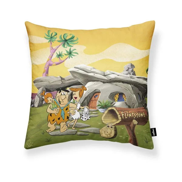 Tyynysuoja The Flintstones Family Flintstones A Monivärinen 45 x 45 cm