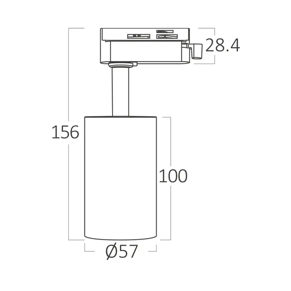 BRY-BETA-TR2-BLC-GU10-2WRS-TRACKLIGHT