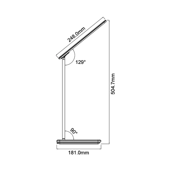BRY-LB145-5W-BLC-CCT TUNABLE-DESK LAMP