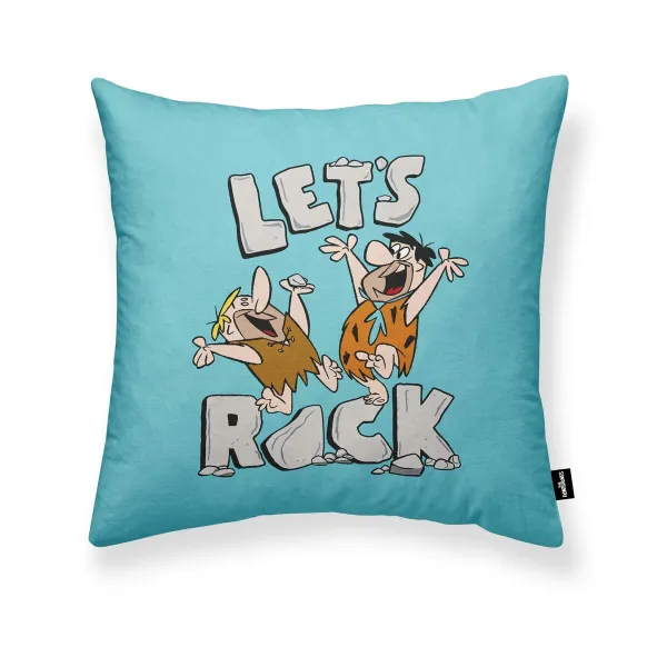 Tyynysuoja The Flintstones Let's Rock A Monivärinen 45 x 45 cm