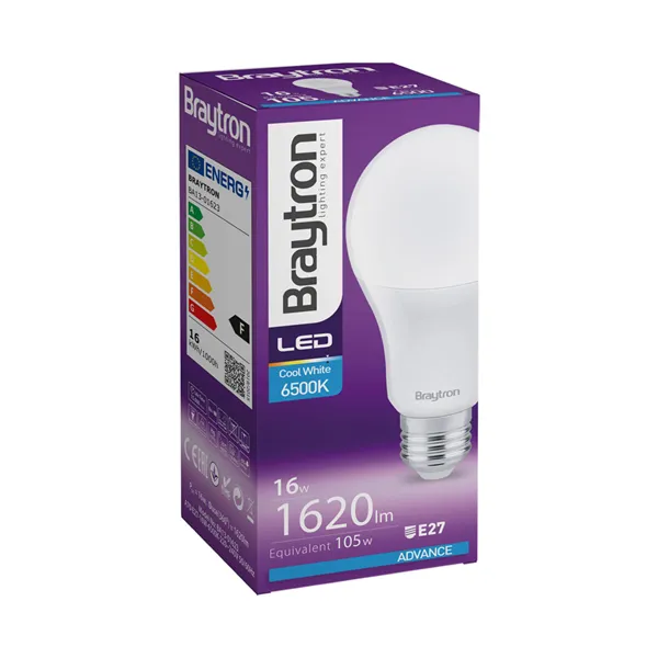 BRY-ADVANCE-16W-E27-A65-6500K-LED BULB