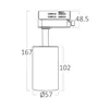 BRY-BETA-TR2-BLC-GU10-4WRS-TRACKLIGHT