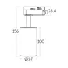 BRY-BETA-TR2-WHT-GU10-2WRS-TRACKLIGHT