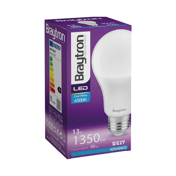 BRY-ADVANCE-13W-E27-A60-6500K-LED BULB