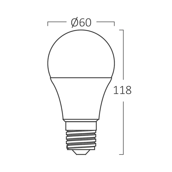 BRY-ADVANCE-13W-E27-A60-6500K-LED BULB