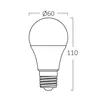 BRY-ADVANCE-11W-E27-A60-6500K-LED BULB