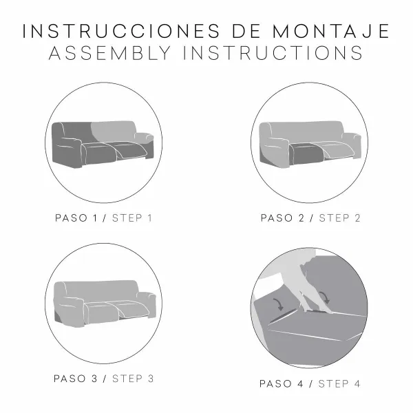 Sofa Cover Eysa JAZ (Refurbished B)