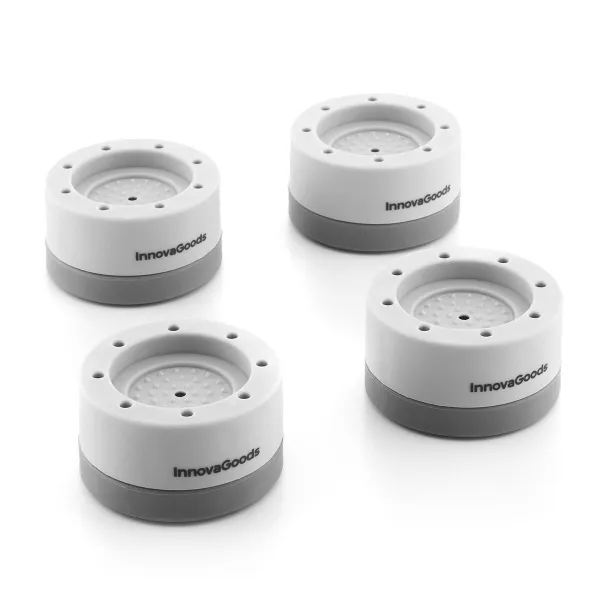 Set of Stackable Anti-vibration Feet Novib InnovaGoods 4 Units