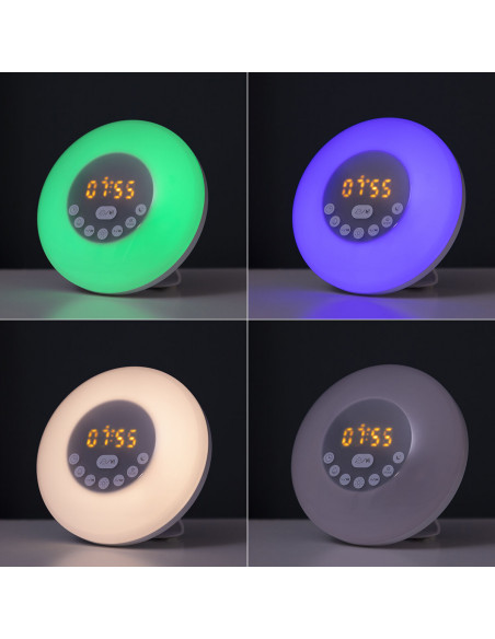 Sunrise Alarm Clock with Speaker Slockar InnovaGoods