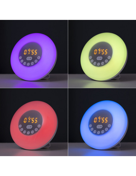 Sunrise Alarm Clock with Speaker Slockar InnovaGoods