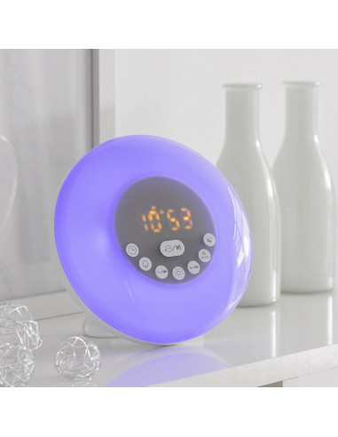 Sunrise Alarm Clock with Speaker Slockar InnovaGoods