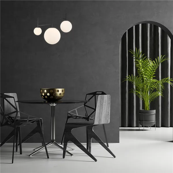 BRY-S012C-3H-3xG9-OPL-BLC-PENDANT LIGHT