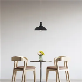 BRY-P003R-1H-1xE27-BLC-PENDANT LIGHT