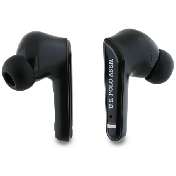 US Polo Assn DH Logo - TWS Earphones + Charging Case (Black)