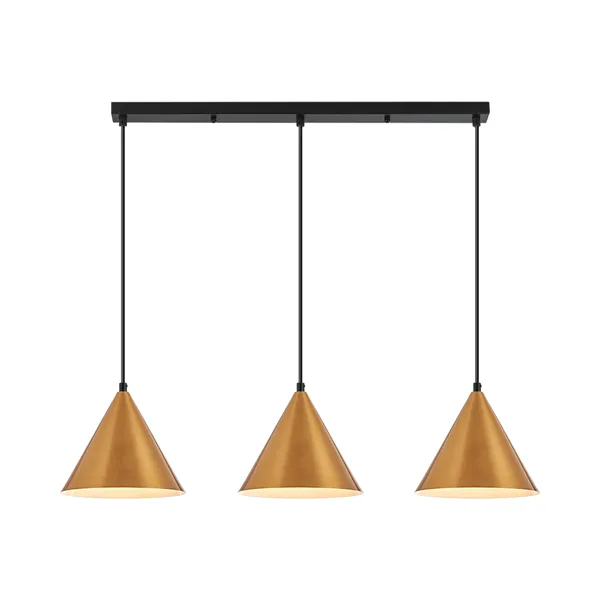 BRY-P010S-3H-3xE27-GLD-PENDANT LIGHT
