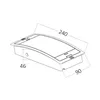 BRY-EXIT-LED-3W-DUAL-IP54-WHT-EMERGENCY EXIT LAMP