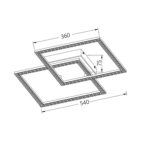 BRY-CRYSTAL-A-55W-3IN1-RMT-BLC-CEILING LIGHT