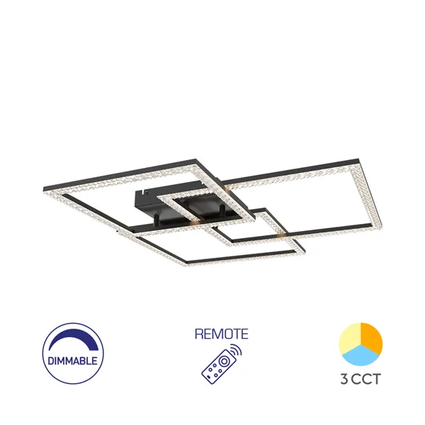 BRY-CRYSTAL-B-80W-3IN1-RMT-BLC-CEILING LIGHT