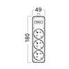 BRY-XLINE-3WAY-EU-W/O CABLE-EXT.SOCKET