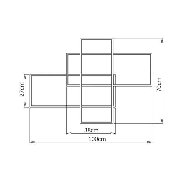 BRY-NELA-SS3-RND-BLC-80W-RMT-IP20-CEILING LIGHT