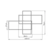 BRY-NELA-SS3-RND-BLC-80W-RMT-IP20-CEILING LIGHT