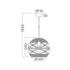 BRY-D003R-1H-1xE27-RTN-PENDANT LIGHT