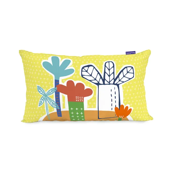 Чехол для подушки HappyFriday Moshi Moshi Funnysaurus Разноцветный 50 x 30 cm