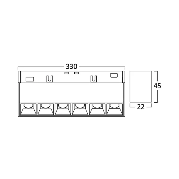 BRY-M20-LNS330-18W-48VDC-3IN1-BLC-MAG. LINEAR