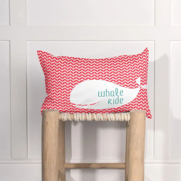 Чехол для подушки HappyFriday Moshi Moshi Whale Разноцветный 50 x 30 cm