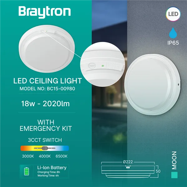 BRY-MOON-18W-3IN1-KIT-IP65-CEILING LIGHT