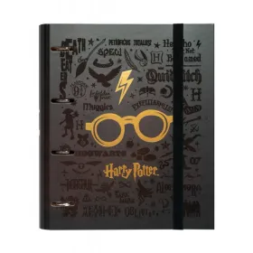 Harry Potter - A4 binder (4 rings, elastic)