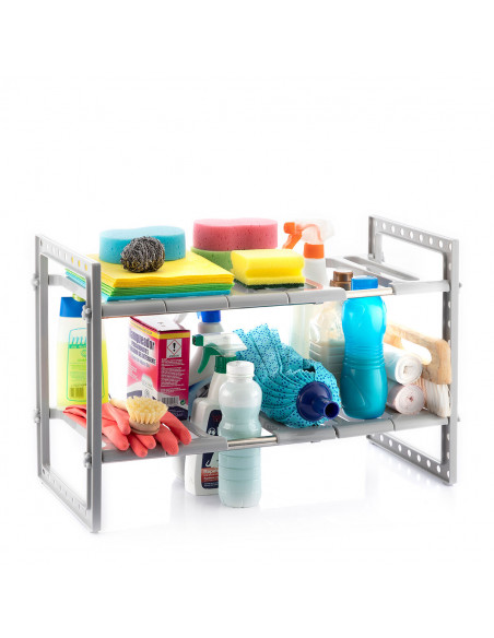 Extendable Under-Sink Shelf Unit Shibblek InnovaGoods 2 Shelves