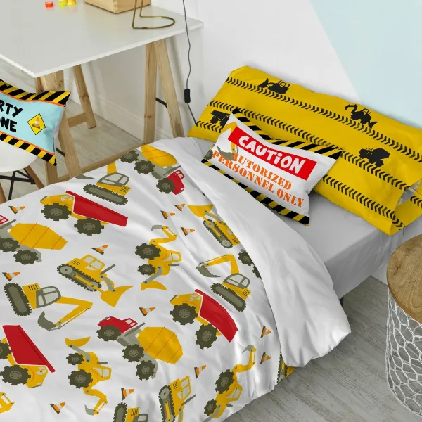 Чехол для подушки HappyFriday Mr Fox Machinery Разноцветный 50 x 30 cm