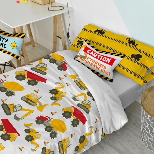 Чехол для подушки HappyFriday Mr Fox Machinery Разноцветный 50 x 30 cm