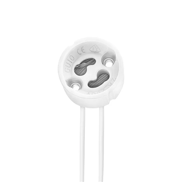 BRY-GU10-15CM-CRM-CERAMIC LAMPHOLDER