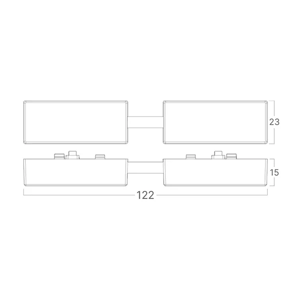 BRY-S20B-SC01-48VDC-BLC-MAG.STRAIGHT CONNECTOR