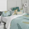 Чехол для подушки HappyFriday Blanc Foliage mint Разноцветный 60 x 60 cm